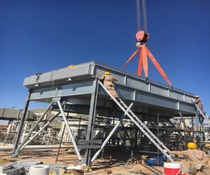 gas cooler erection